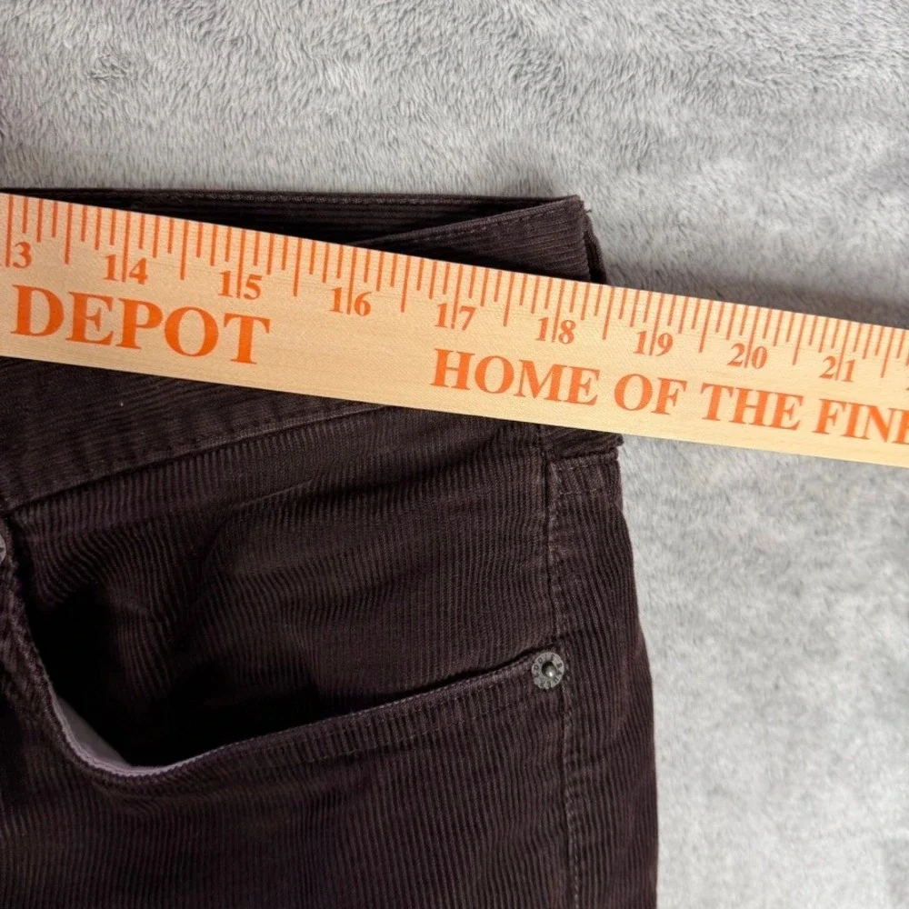 Eddie Bauer Corduroy Pants Brown Straight Fit Mens Size‎ 38x32